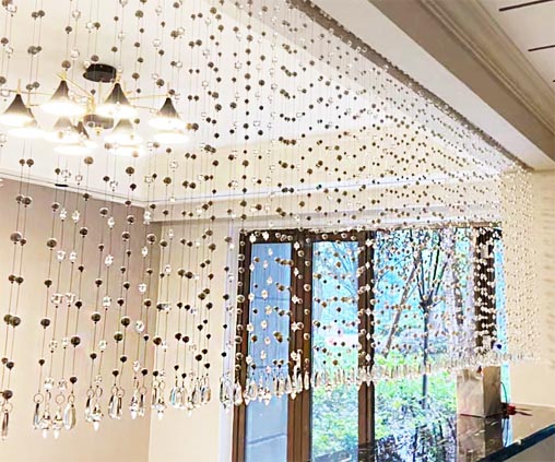 Crystal curtain manufacturer